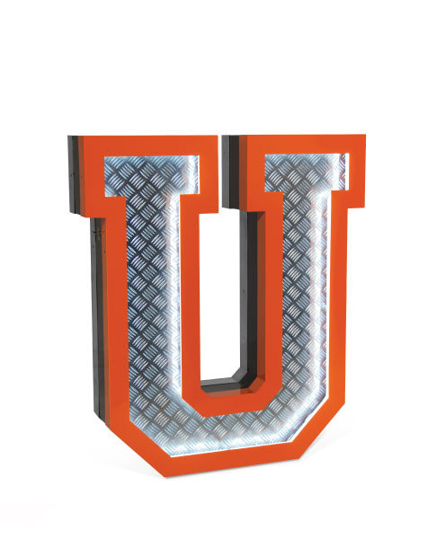 LETTER U GRAPHIC台灯
