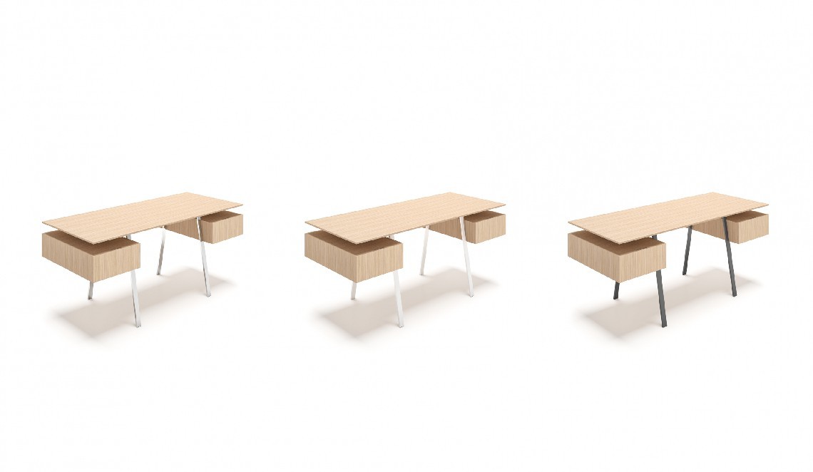 Homework Wood Top办公桌
