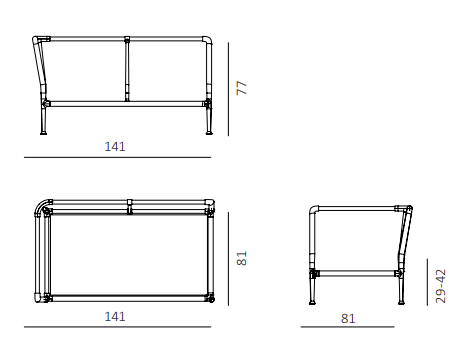 Modulo angolo sinistro Treble组合沙发左模块
