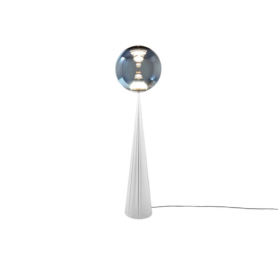 Globe Fat Floor Silver LED落地灯