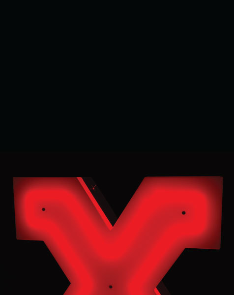 LETTER X GRAPHIC台灯