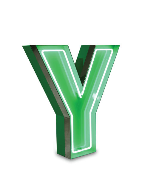 LETTER Y GRAPHIC台灯