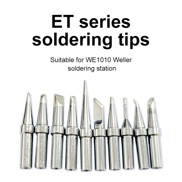 Adjustable temperature ET series soldering tips for Weller soldering station