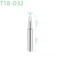 Durable Copper Core T18 Soldering Iron Tips for FX888D Soldering Station
