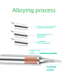 Durable Copper Core T18 Soldering Iron Tips for FX888D Soldering Station