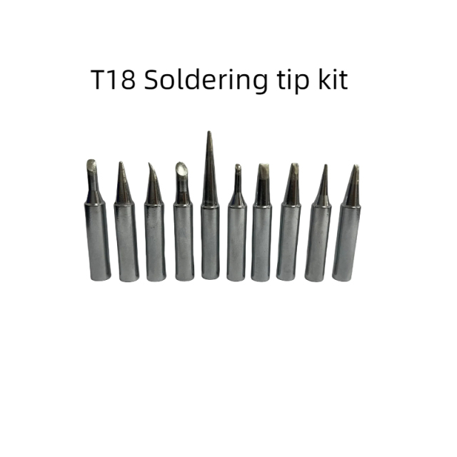 Durable Copper Core T18 Soldering Iron Tips for FX888D Soldering Station