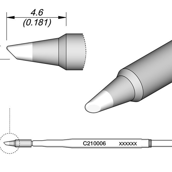 Universal C210 series soldering iron tips for JBC soldering station