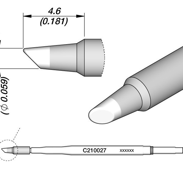 Universal C210 series soldering iron tips for JBC soldering station