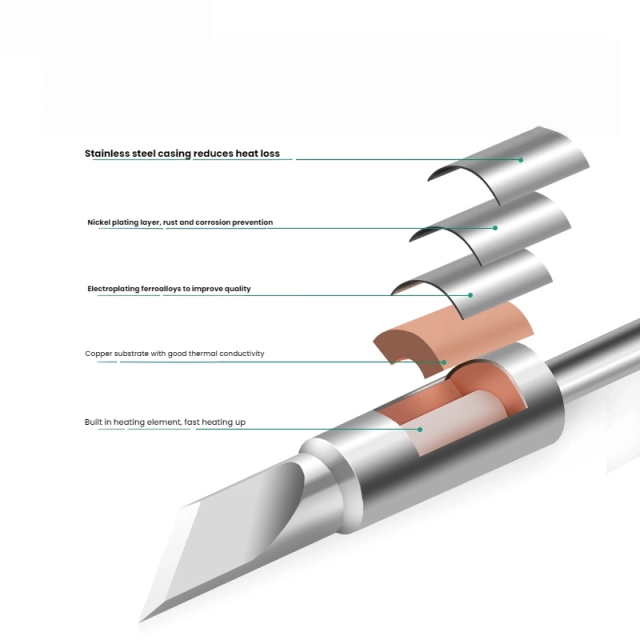 Long lifespan C470 series soldering tips for JBC soldering station