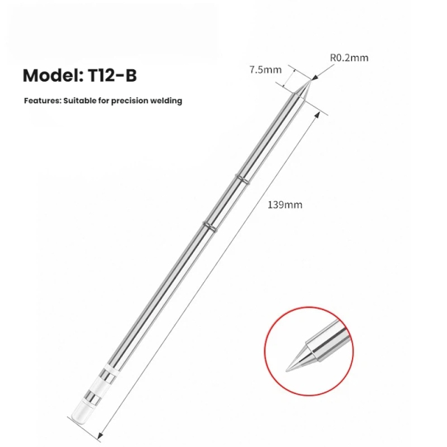 Lead free T12 series soldering tips for Hakko FX-9501 soldering Handle