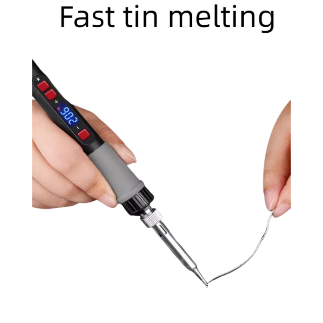60W/80W Digital LED Display Electric Soldering Iron with Automatic Sleep Temperature Control for Soldering