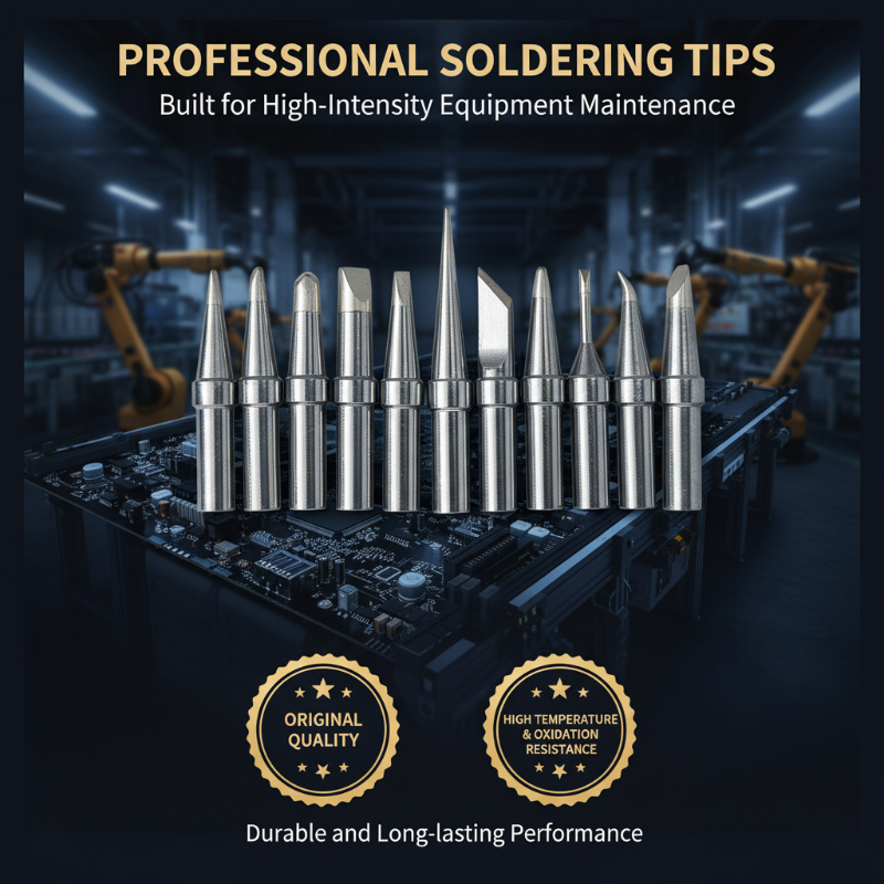 Adjustable temperature ET series soldering tips for Weller soldering station