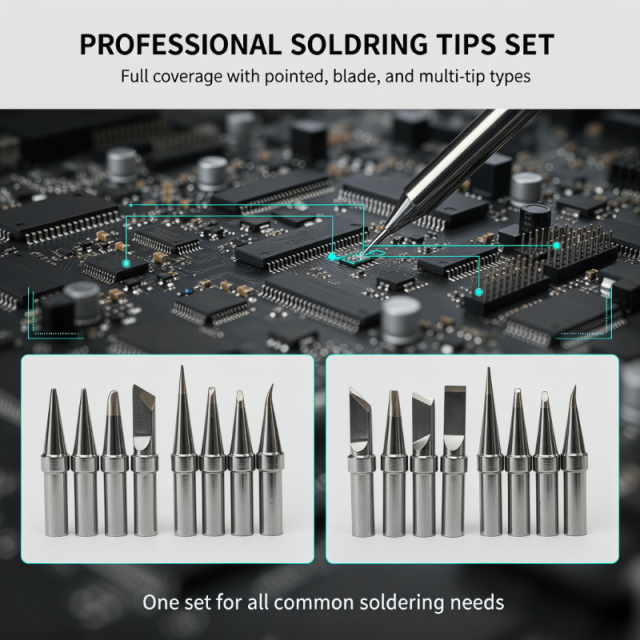 Adjustable temperature ET series soldering tips for Weller soldering station