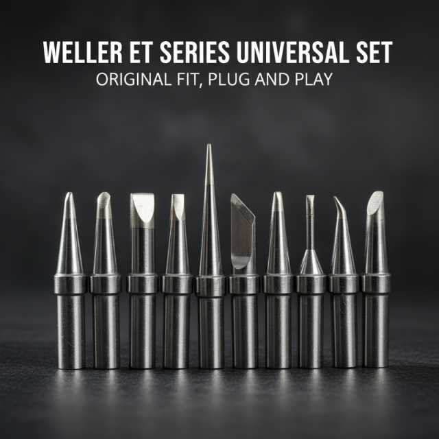 Adjustable temperature ET series soldering tips for Weller soldering station