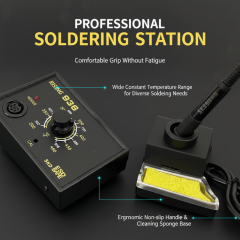 Universal Soldering Station Compatible with Hakko 900M Style Tips, Ideal for Multiple Soldering Tasks