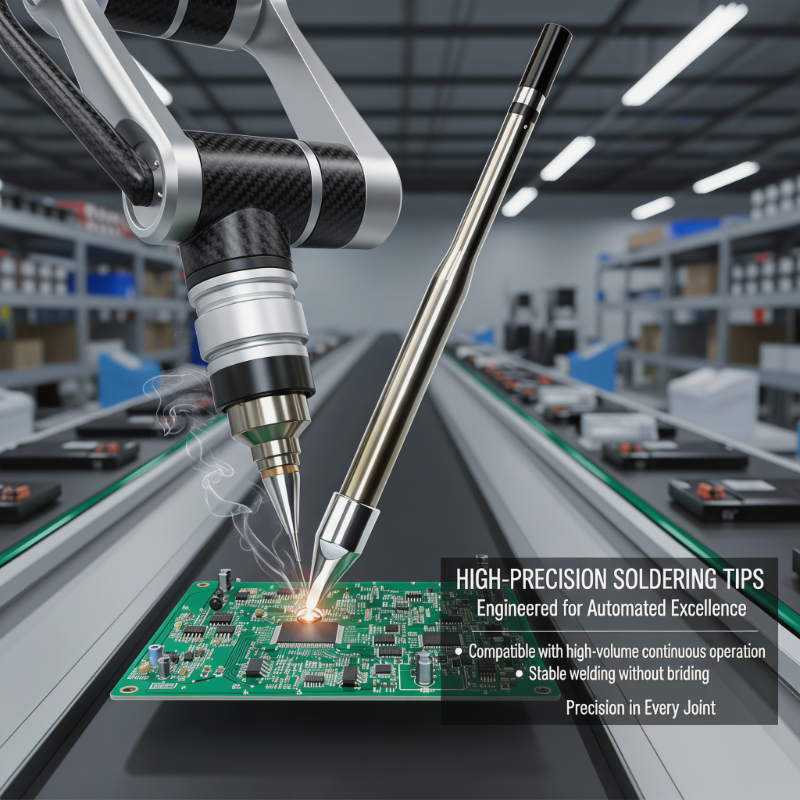 Universal High Quality TX2/TX1 Soldering Iron Tips Compatible With Japan Hakko Series Automatic Soldering Machine