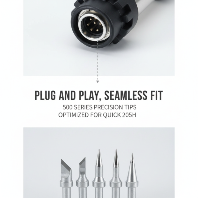 500 Series soldering iron tips for Quick 205H soldering station