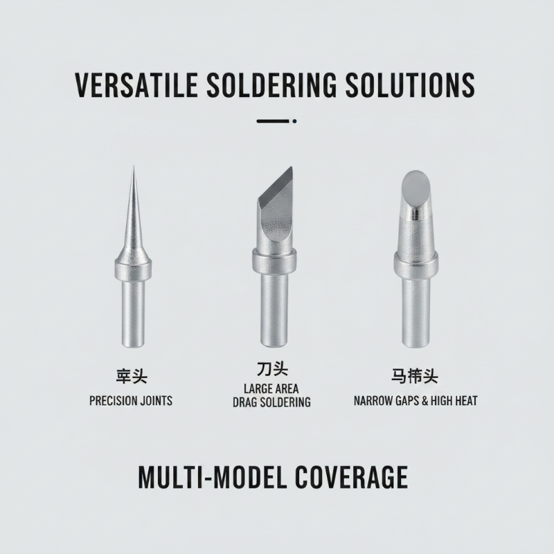 500 Series soldering iron tips for Quick 205H soldering station