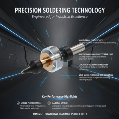 Long life soldering iron tips for 150W Automatic Soldering Robot