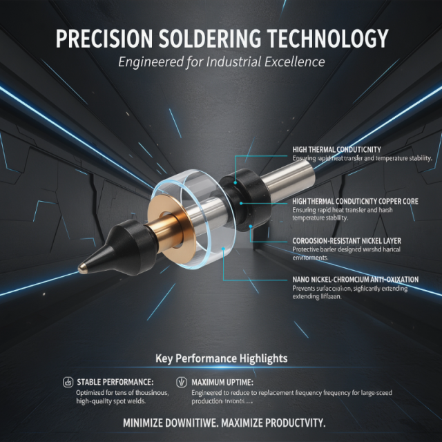 Long life soldering iron tips for 150W Automatic Soldering Robot