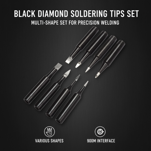 Universal Black 900M soldering iron tips for 936 soldering station