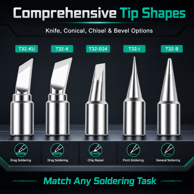 Corrosion-resistant T32 soldering tips for Hakko soldering station