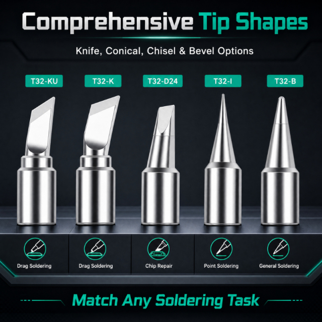 Corrosion-resistant T32 soldering tips for Hakko soldering station