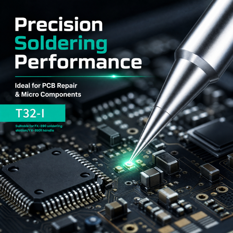 Corrosion-resistant T32 soldering tips for Hakko soldering station
