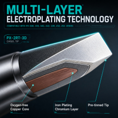 Durable Copper Core PX Series Soldering Iron Tips for GOOT Soldering Station
