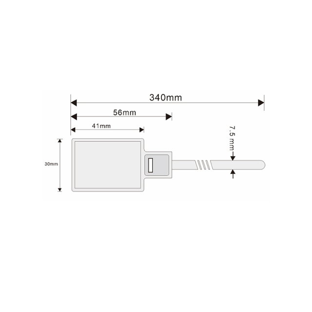 Dây buộc cáp nhựa RFID