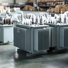 High-Efficiency Oil Filled Distribution Transformer with Corrugated Sealed Tank – Three Phase Distribution Transformer for Reliable Power Distribution