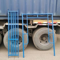 High-quality mobile H-beam steel scaffolding with galvanized ladders for modern construction