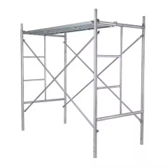 High-quality mobile H-beam steel scaffolding with galvanized ladders for modern construction