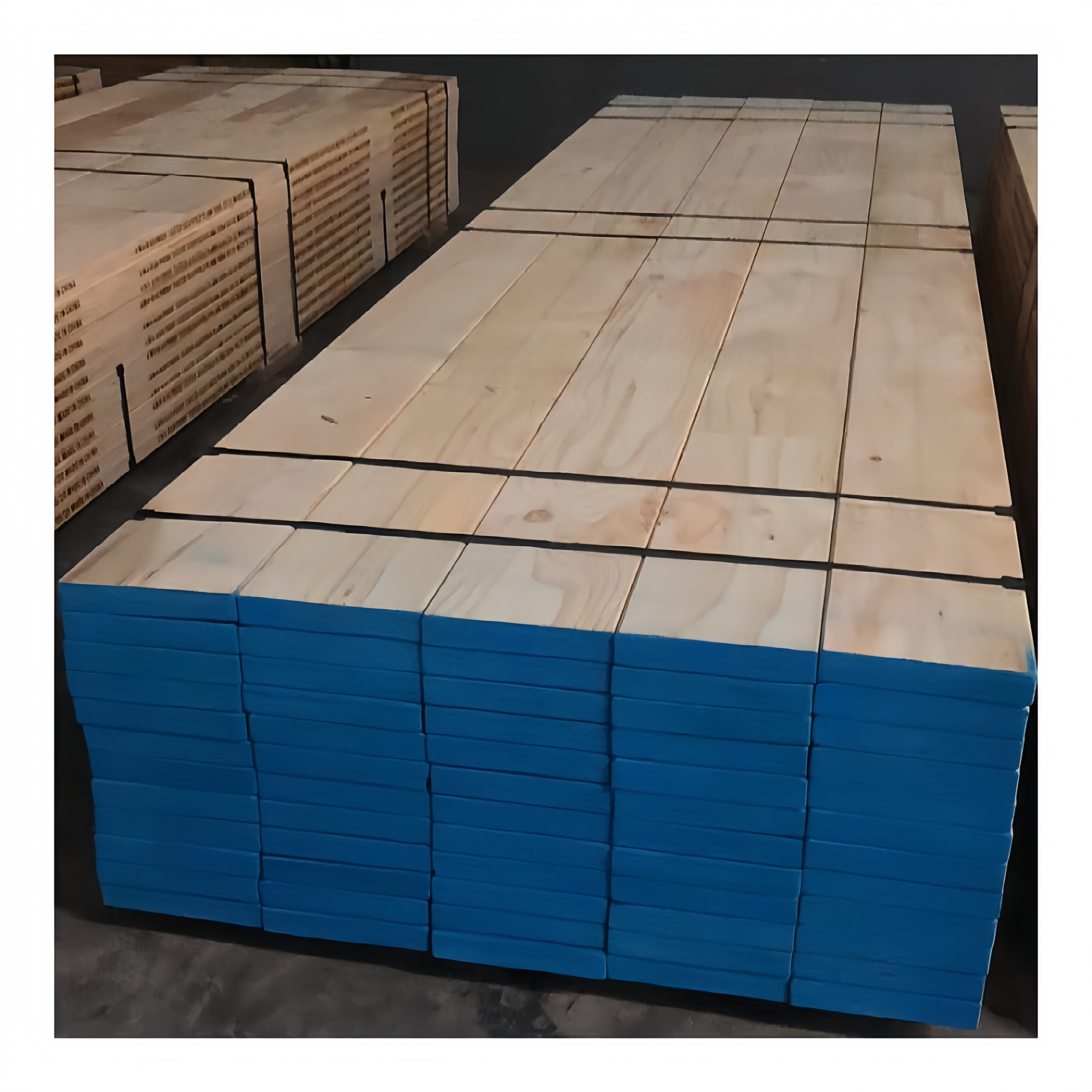 OSHA Compliant Easy Scaffold Boards with LVL Beam Board Timber End Bands Wooden Planks for Building Scaffolding