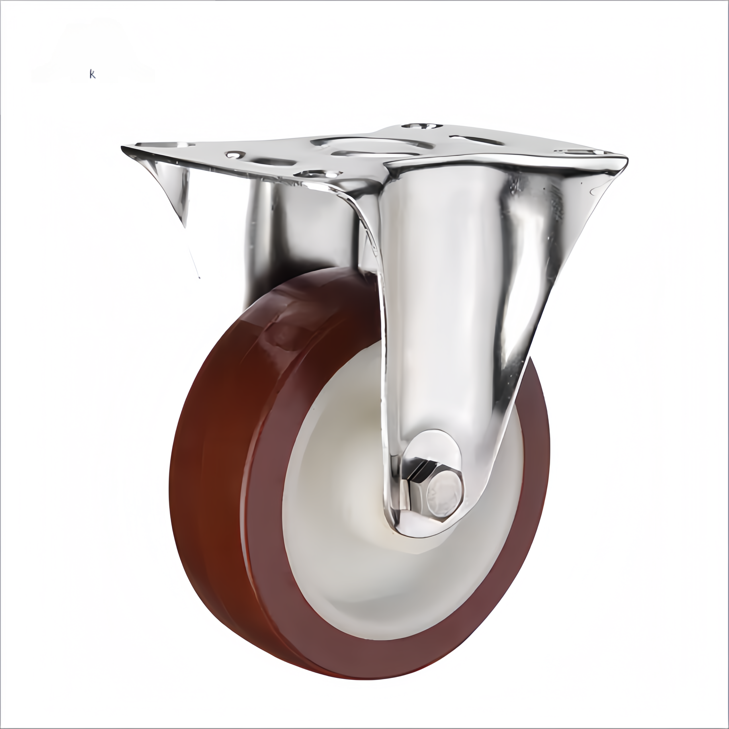 Factory Wholesale Heavy Duty Rubber/PU Scaffold Caster Wheel for Material Handling Equipment Parts
