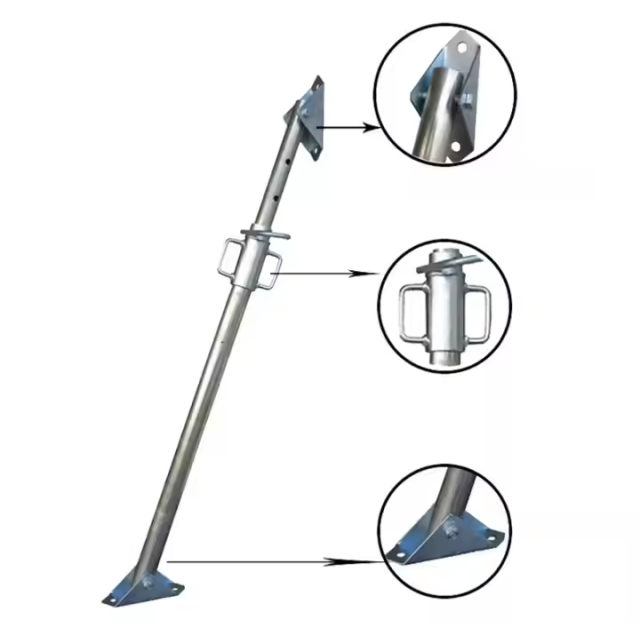 Building Materials Adjustable Steel Steel Push-pull Props for Wall Formwork