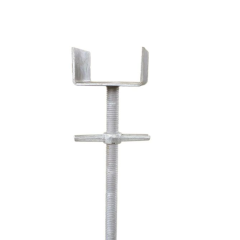 Steel Adjustable U-Head Jackscrew Universal Jack with Base Plate for Scaffolding Fixed Type Scaffolding Prop