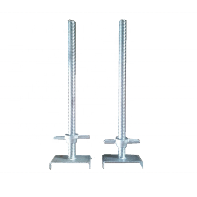 Steel Adjustable U-Head Jackscrew Universal Jack with Base Plate for Scaffolding Fixed Type Scaffolding Prop
