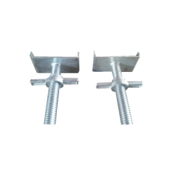 Steel Adjustable U-Head Jackscrew Universal Jack with Base Plate for Scaffolding Fixed Type Scaffolding Prop