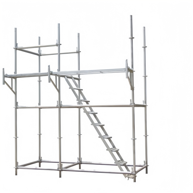 Modern Design Foundation Support Scaffolding with Crossbars Upright & Oblique Rods Disc Buckle