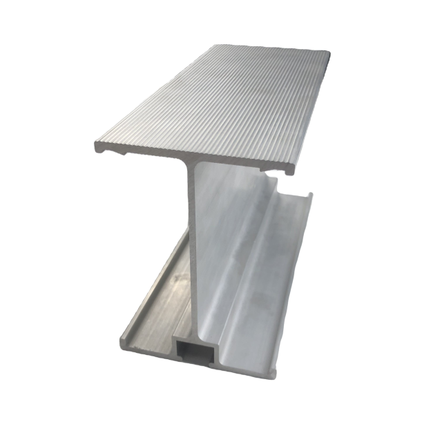 Hot 6061 Aluminum I Beams Profiles for Solar Panel Building Construction , Aluminum Carport Support Beams Factory Manufacturer