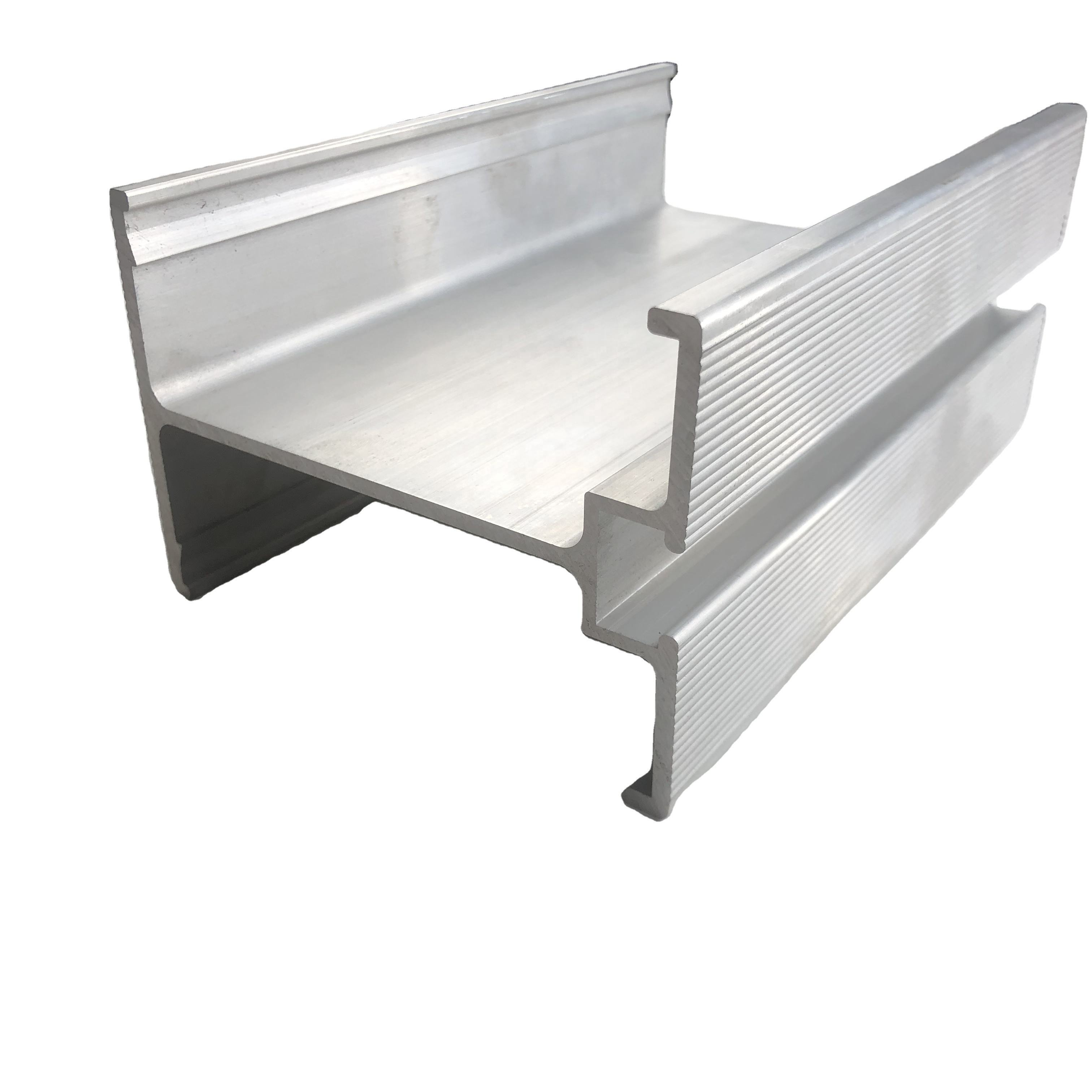 Hot 6061 Aluminum I Beams Profiles for Solar Panel Building Construction , Aluminum Carport Support Beams Factory Manufacturer