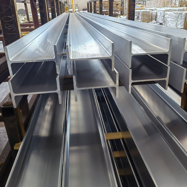 Hot 6061 Aluminum I Beams Profiles for Solar Panel Building Construction , Aluminum Carport Support Beams Factory Manufacturer