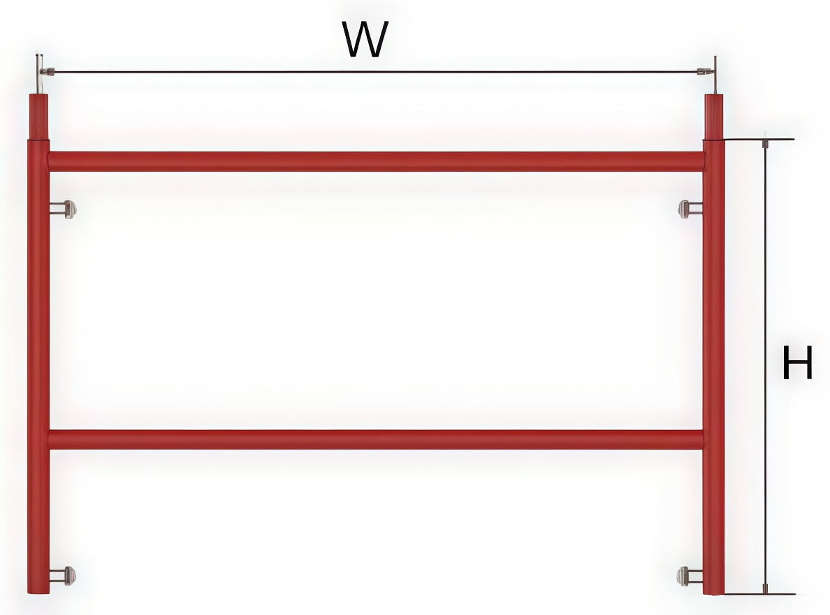 Frame Scaffolding Movable Galvanized Frame Building Construction