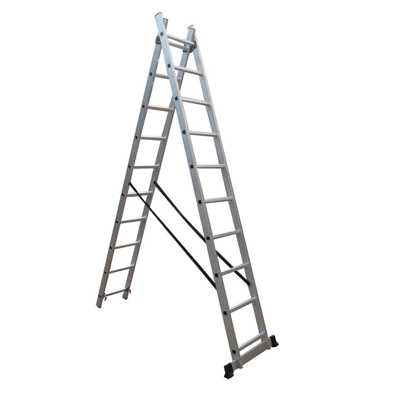 Folding Excellent Quality Customized Certificate Aluminum Telescopic Ladder Extension PortableDual-purpose Ladder