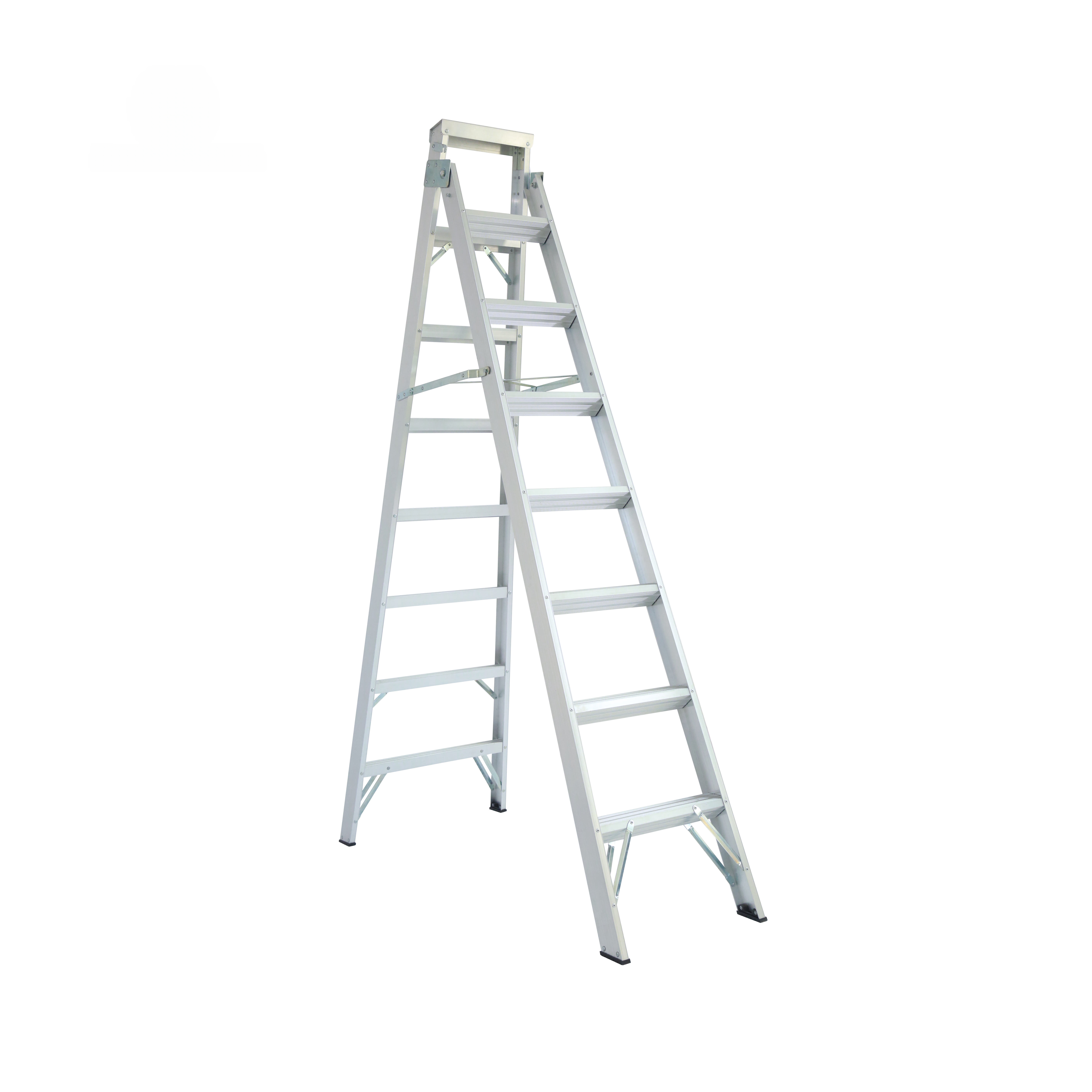 Folding Excellent Quality Customized Certificate Aluminum Telescopic Ladder Extension PortableDual-purpose Ladder