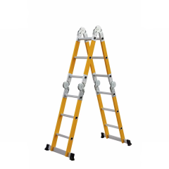 EN131 4X5 EN131 Fiberglass Ladder Multifunction Fiberglass Step Ladder Multipurpose Ladder