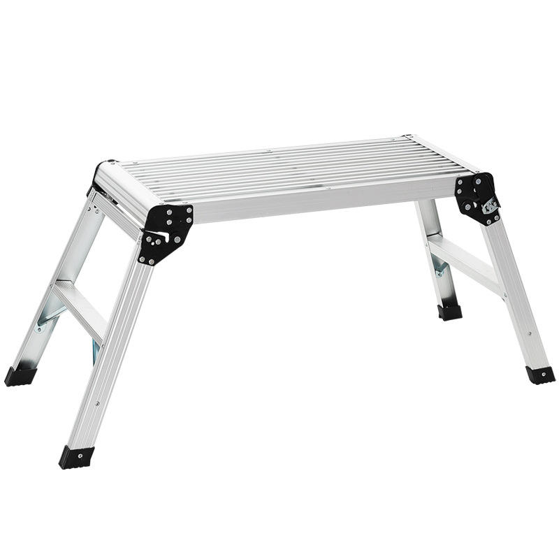Modern Portable Folding Ladder Work Platform Ladder Anti slip Aluminum Folding Ladder