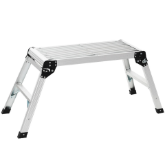 Modern Portable Folding Ladder Work Platform Ladder Anti slip Aluminum Folding Ladder