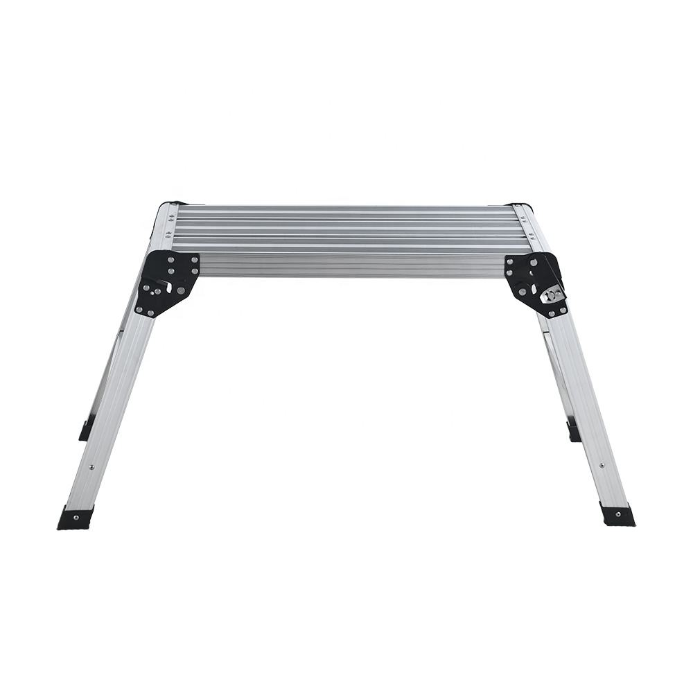 Modern Portable Folding Ladder Work Platform Ladder Anti slip Aluminum Folding Ladder